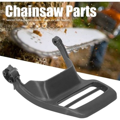 Garde de poignée de déflecteur de frein de chaîne, accessoires de garde de poignée de butée de frein de chaîne de tronçonneuse pour Husqvarna 435 440 445 450 (1/3)