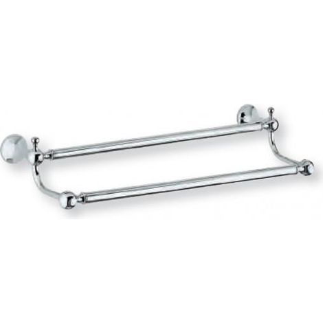PORTE SERVIETTE DOUBLE 60 CM REGENCY CHROME - CRISTINA ONDYNA RY21751 (1/2)
