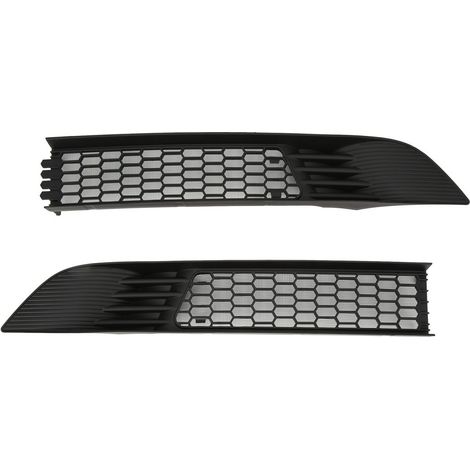 rejillas de parachoques, negro brillante, ABS y metal, ventilación, para Tesla Model Y 2020-2023 (1/5)