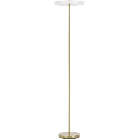 Lámpara de pie LED moderna base de metal con regulador de intensidad oficina blanco Evenlode (1/5)