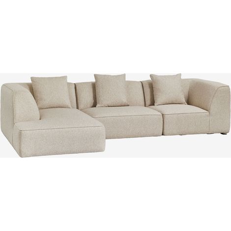 Divano componibile Cardea imbottito chaise longue sinistro a 3 pezzi SKLUM            