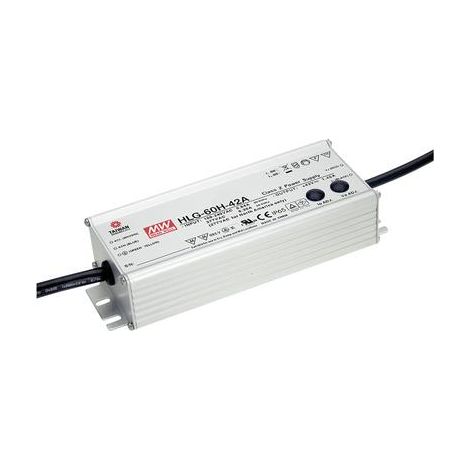 Conductor LED Mean Well HLG-60H-24B 60 W 24 V DC IP67