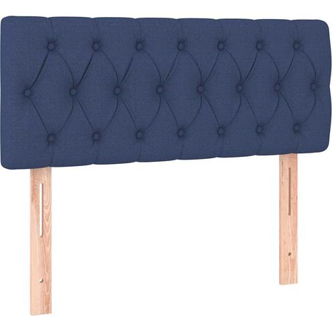 Maison Exclusive - Cabecero de tela azul 100x7x78/88 cm (1/5)