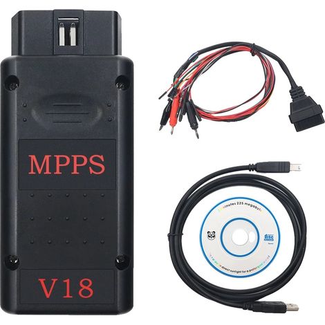 Interfaz de reprogramación de la ECU, soporte multilingüe, funciones de recuperación avanzadas, MPPS V18 (1/2)