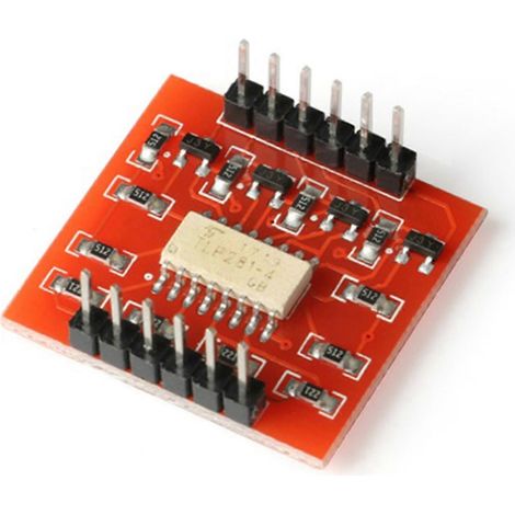 Tragbares 4-Kanal-Optokoppler-IC-Modul mit Hoch- und Niedrigpegel-Erweiterungsplatinen (1/5)