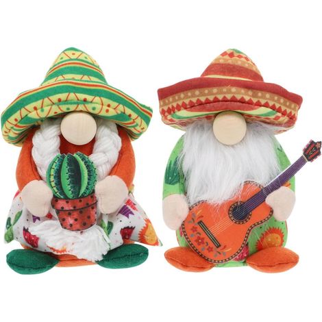 nains mexicains en coton gnomes décoratifs pour l intérieur