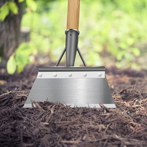 Pelle de Nettoyage multifonctionnelle, pelle Jardinage en Acier Inoxydable, pelle Jardinage pour Les Mauvaises Herbes et la Mousse, pelle grattoir de Jardin pour l'aménagement paysager (28cm) (1/4)