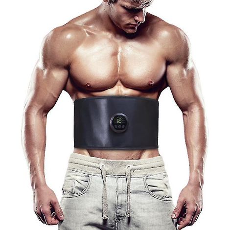 Ceinture amincissante abdominale électrique EMS, stimulateur musculaire abdominal intelligent, appareil de fitness pour abdominaux