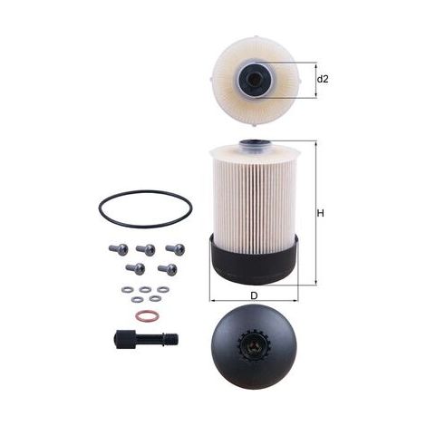 KX33822D KNECHT-KRAFTSTOFFFILTER (1/2)