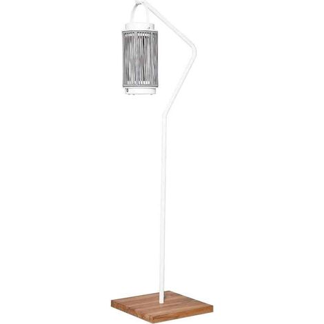 Soporte de madera para lámpara solar IVY Suns blanca Homms (1/2)