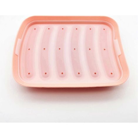 Machine à saucisses verte 6 en 1 - Moule en silicone pour hot-dogs et jambons faits maison - Ustensiles de cuisine (1/5)