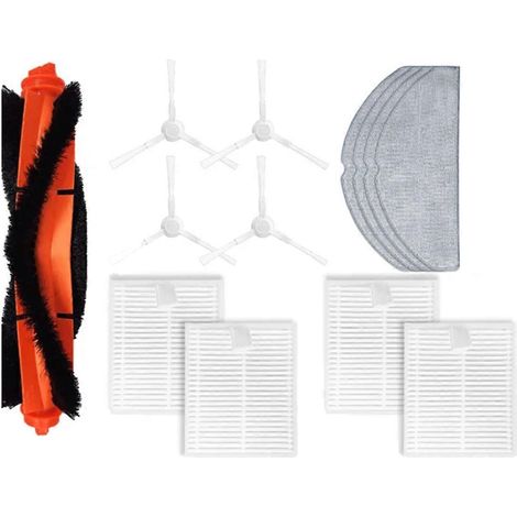 Filtre de brosse latérale principale et chiffon de nettoyage pour aspirateur robot E10 E12 B112-- (1/5)