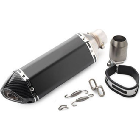 Silencieux arrière moto acier inoxydable antirouille silencieux résistant haute température pour motocyclette (1/5)
