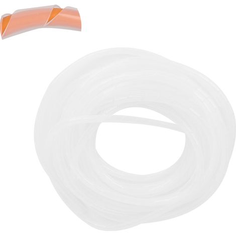 Enrouleur de câble spiralé, ignifugé, gestion des câbles, blanc, Ø 8 mm, pour atelier (1/5)