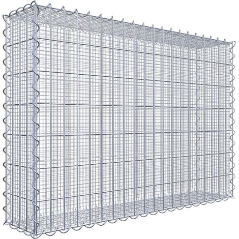 Gabiondeco - Gabion à mailles très fines pour gravillon 100 cm x 70 cm x 20 cm (L x H x P). maille 5 x 10 cm. spirale - Made in Germany (1/3)