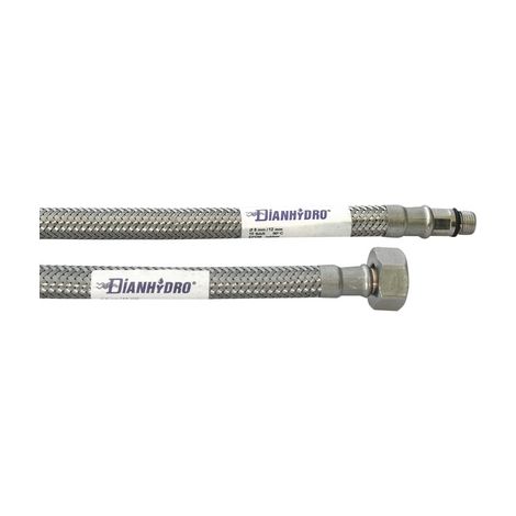 FLESSIBILE INOX PER RUBINETTERIE MONOCOMANDO- F 3/8 x M 12 cm. 40- DH- pezzi 1