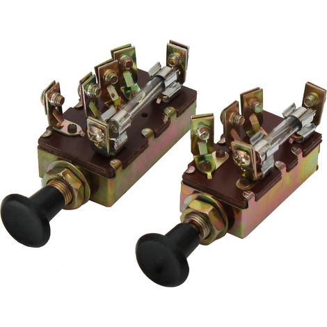 KFZ Zugschalter Lichtschalter 12 V 24 V Schalter PKW LKW Oldtimer Traktor Fendt (1/2)