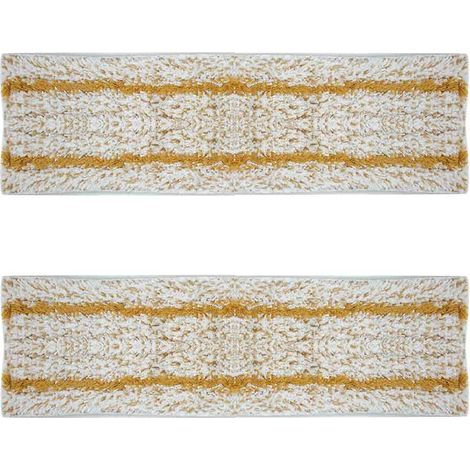 Polti Moppy Kit de 2 serpillères en microfibre pour surfaces délicates, bois et parquet PAEU0354 (1/4)