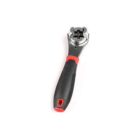 Clé à cliquet réglable avec trous de suspension, douille de clé durable et facile à utiliser pour le serrage des vis (1/5)