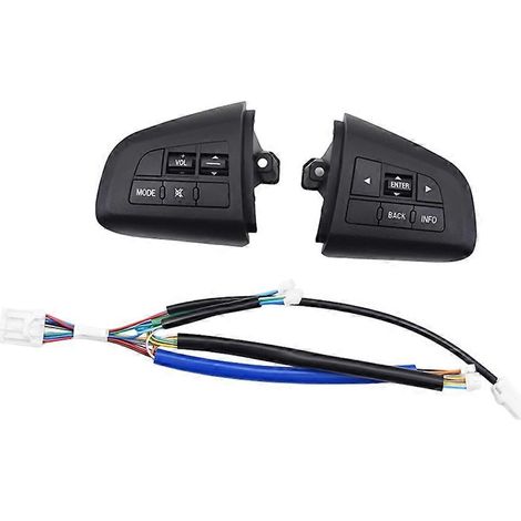 Bouton de commande audio au volant avec faisceau de câblage pour BMW Série 3, 5 et CX-7 (1/5)