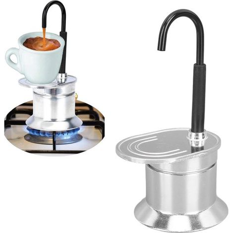 VT Products Fornello Moka Mini Caffettiera Espresso per 1 Tazza Portatile (1/5)
