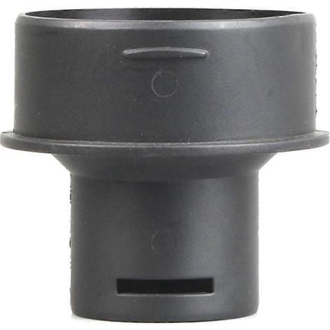Conduit de ventilation noir avec raccord en T ou plat de 42 à 75 mm (1/5)
