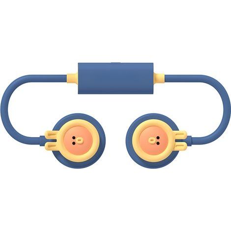 Tragbarer und persönlicher, klingenloser Nackenventilator, flexibel und leicht zu transportieren. (1/5)