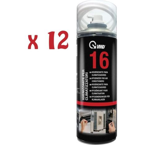 12 bombolette spray Vmd 16 igienizzante climatizzatori condizionatori 400ml