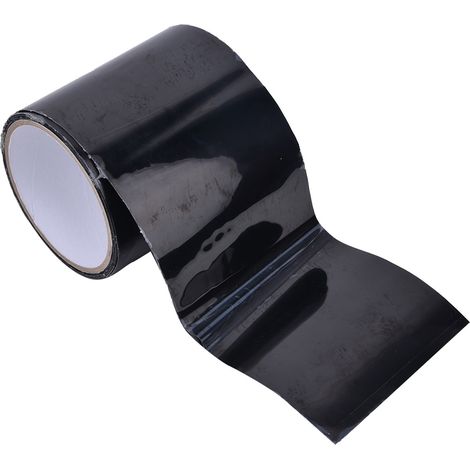 Wasserdichtes Klebeband mit starker Klebkraft für PE-Rohrreparaturen, 10 cm breit, Schwarz/Weiß/Transparent (1/5)