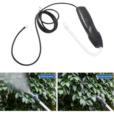 Pulverizador eléctrico automático y recargable con batería de litio de 500 mAh, flexible, para riego de jardines y limpieza del hogar. (1/5)