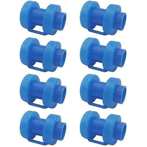 lot De 8 Trampoline Embout De Poteau Pour Les Piquets De Filet Du Trampoline  25 Mm, Particulirement Robustes, Rsistants Aux Intempries Embouts, F