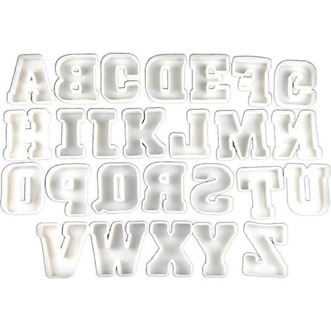 Buchstabenform aus Harz, Kerzenform, Buchstabenform für Heimdekoration, handgefertigter Schmuck