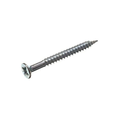Lot de 1000 vis à bois à double filetage en acier zingué 15,2 x 3,8 cm (1/2)