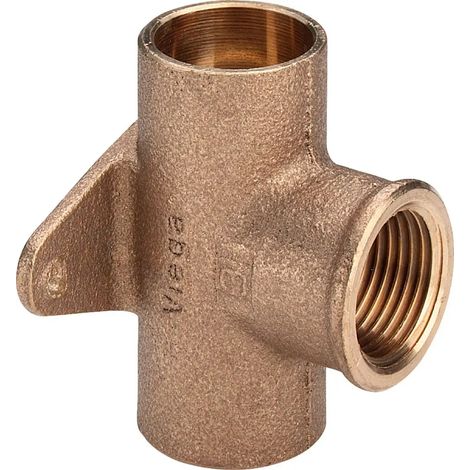 Viega Tes de pared, d1 15, Rp 1/2, d2 15 Bronce rojo Modelo 94490G, 118310