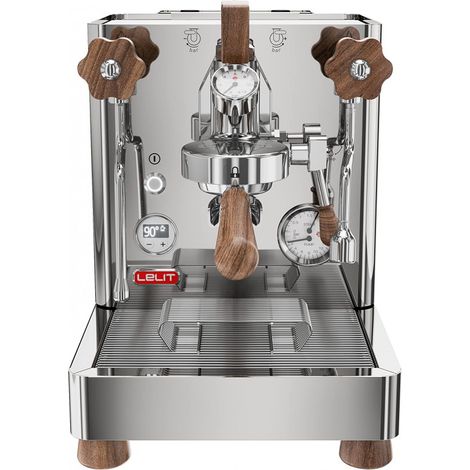 Machine à espresso Bianca PL162T 1400 W – Double chaudière – Groupe E61 – Réservoir 2,5 L – Écran OLED – Lelit