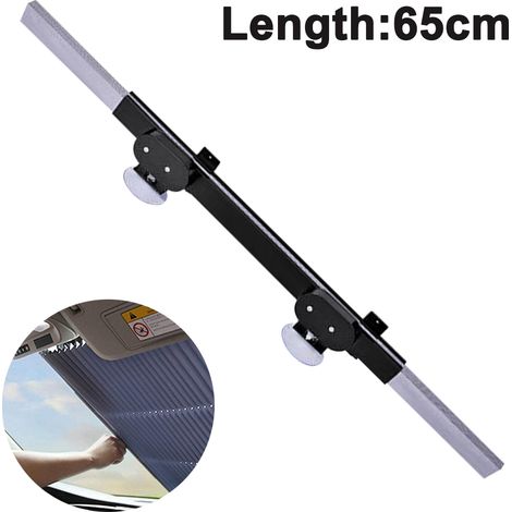 Parasol Pare-soleil Rétractable Pour Voiture - Protection UV 99 % - Convient Aux Vitres Avant 65 cm Et 70 cm Ou Arrière 45 cm - 1 Pièce (1/5)