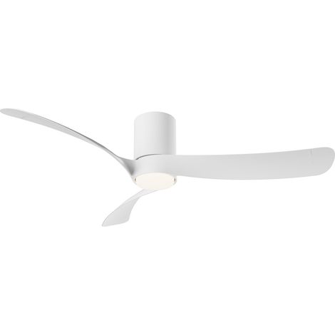 Ventilateur, NEMO II M, Ventilateur plafond LED Blanc en Metal, MANTRA