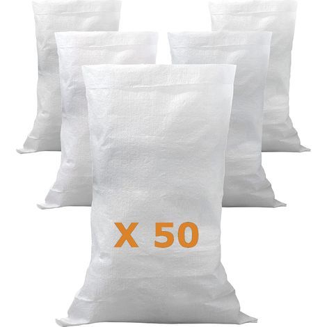Reinforced rubble bag, 50 L, 56 x 96 cm each unit, pack of 50 units