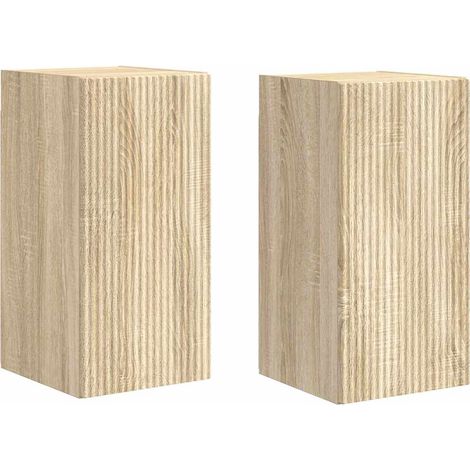 Mueble de TV Montado en la Pared 2 pcs Sonoma 30 x 31 x 60 cm vidaXL