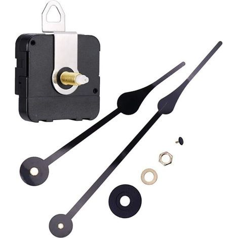 Aiguilles d'Horloge 3D pour Bricolage – Grandes Aiguilles Murales avec Mécanisme Quartz pour Décoration Maison (1/4)