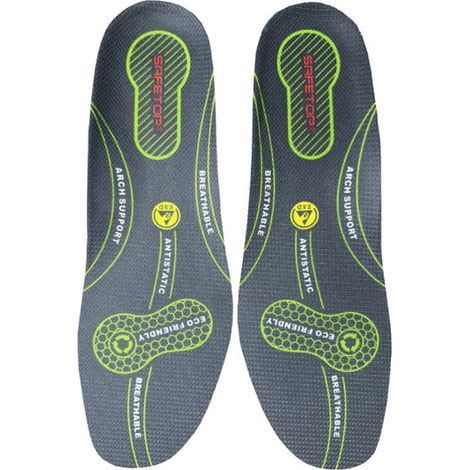 Plantilla Ecofriendly PU Comfort ArchSupport SAFETOP 43/44
