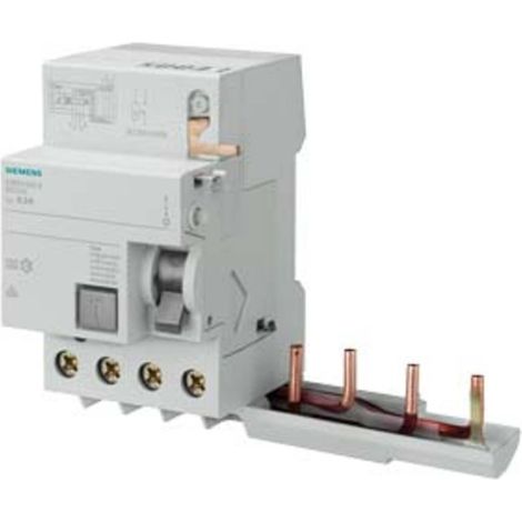 [NEUWERTIG] B-Ware Siemens Fi Block Fehlerstromschutzschalter 4 Polig Typ A 40 A 300m A 400 V 5 Sy
