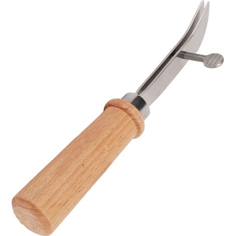 Nécessaire de marquage cuir, couteau à border en acier inoxydable, manche ergonomique, outil portatif robuste pour ceinture, bracelet, portefeuille, plioir extérieur durable. (1/5)