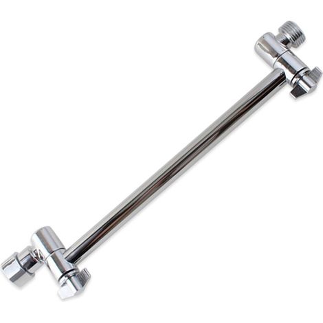SJLERST Raccord en laiton massif Support de bras de douche extensible dentelé réglable de 11 pouces 42003 Spécifications du raccord G1/2