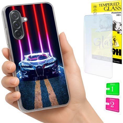 Custodia per Samsung Galaxy A36 / A56, cover fotografica, cover posteriore + vetro 9H (1/5)