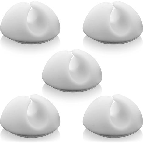 Lot de 5 attaches et supports de câbles, poignées et anneaux de fixation, ZQKLA (1/5)