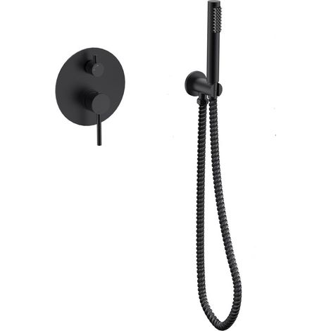 Rubinetto doccia a parete VEO nero di Besco (1/5)
