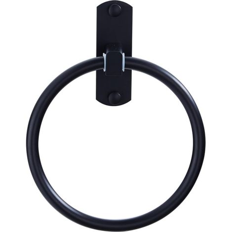 porte serviettes rond en aluminium porte serviettes de salle (1/5)