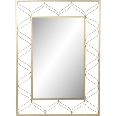 Metallspiegel 70.5x2x98 Gold Metall Multicolor Color Family Spiegel Details (1/3)