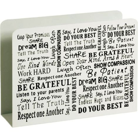 Porte-Revues Design "Rules" 35cm Blanc (1/2)